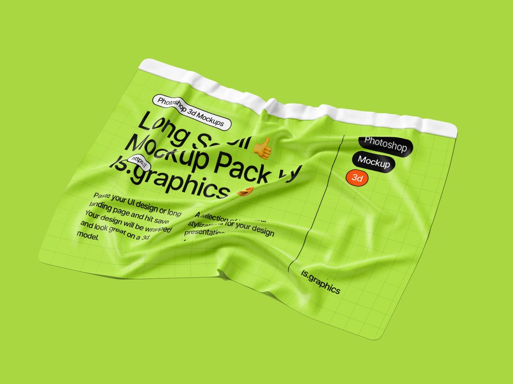 Lime green packaging design